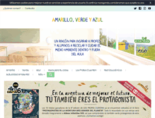 Tablet Screenshot of amarilloverdeyazul.com